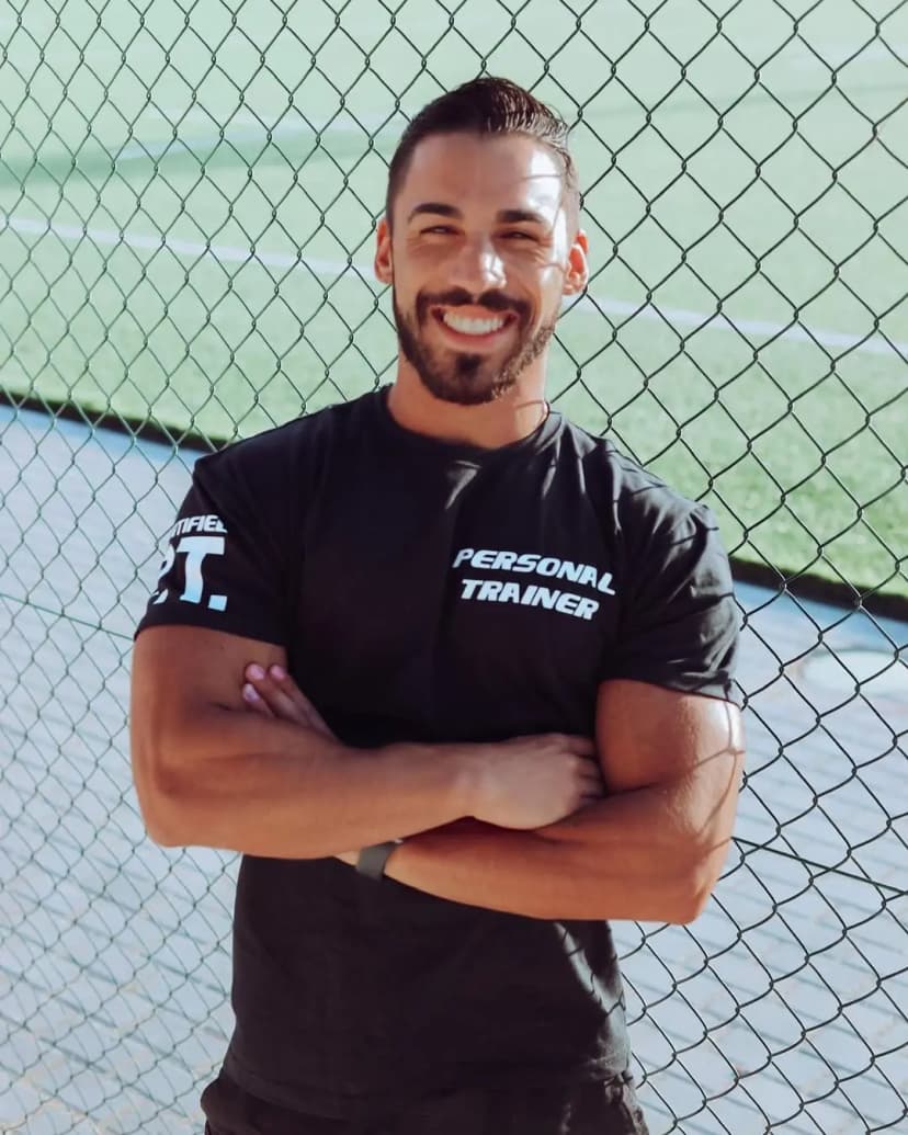 Personal Trainer Rafael Domingues em sessão de treino em Lisboa
